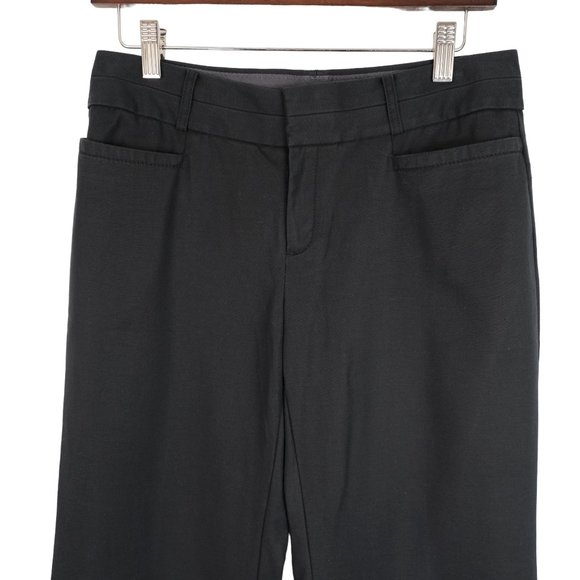 Banana Republic Pants Womens 4 Jackson Fit Wide Leg Black - Picture 2 of 11